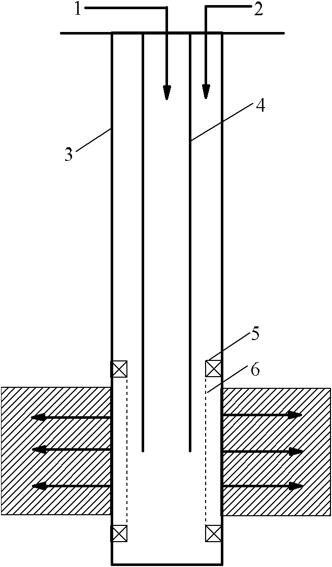 Annular space continuous nitrogen injection auxiliary heat insulation method for offshore thermal recovery