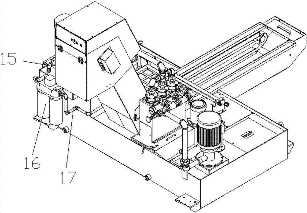 Tertiary filtration-circulation system for cutting fluid of machine tool during machining