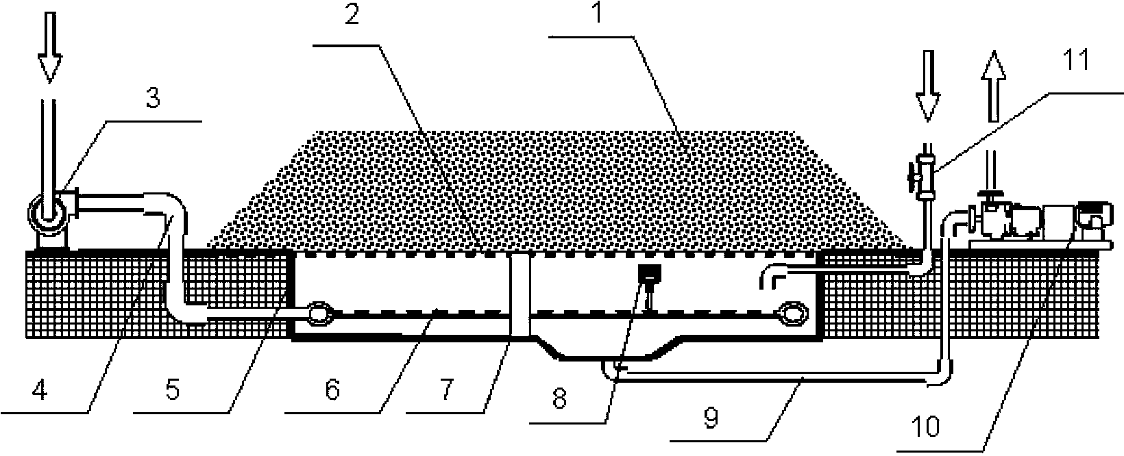 Device and method for inhibiting spontaneous combustion of open-air coal piles