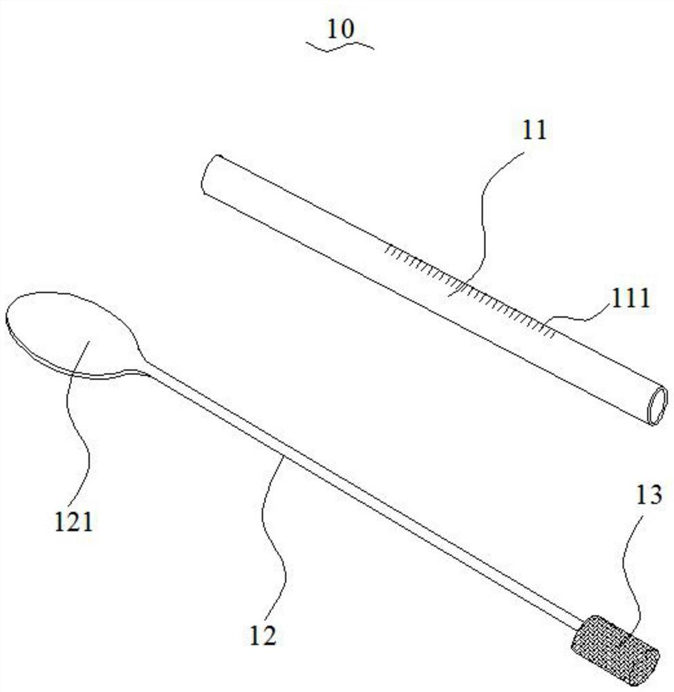 Device for pushing out lacrimal drainage pipe