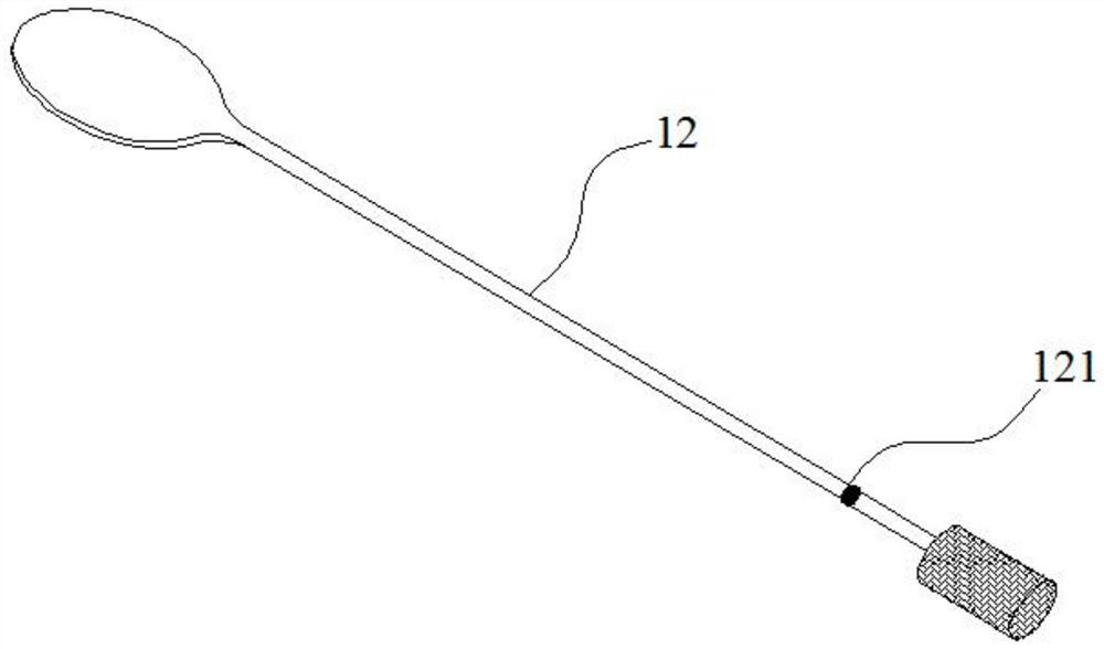 Device for pushing out lacrimal drainage pipe