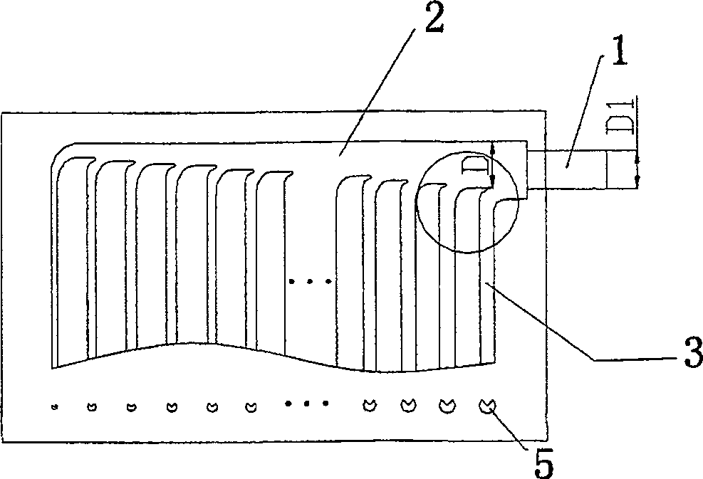 Impeller mechanical wing profile with suction edge injection