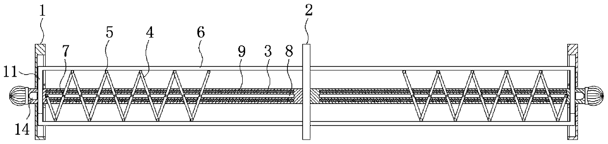 Electric Roman rod opening and closing curtain based on magnetic suspension principle