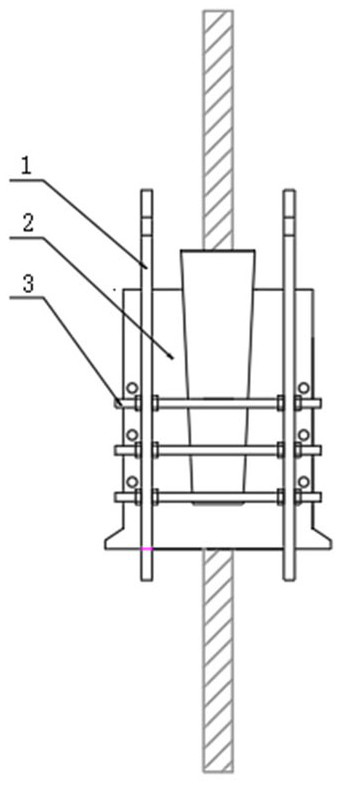 Construction method and system for tensioning vertical shaft hoisting rope