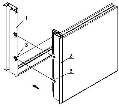 Side-moving sliding door system