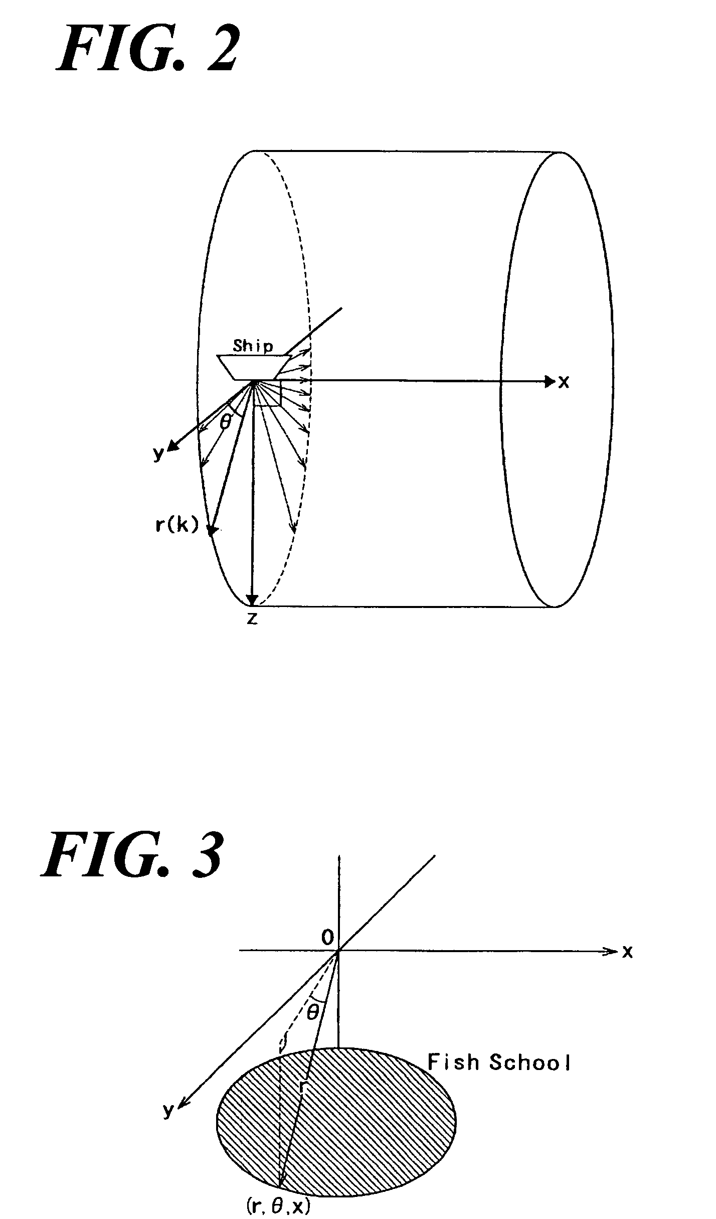 Underwater sounding apparatus capable of calculating fish quantity information about fish school and method of such calculation