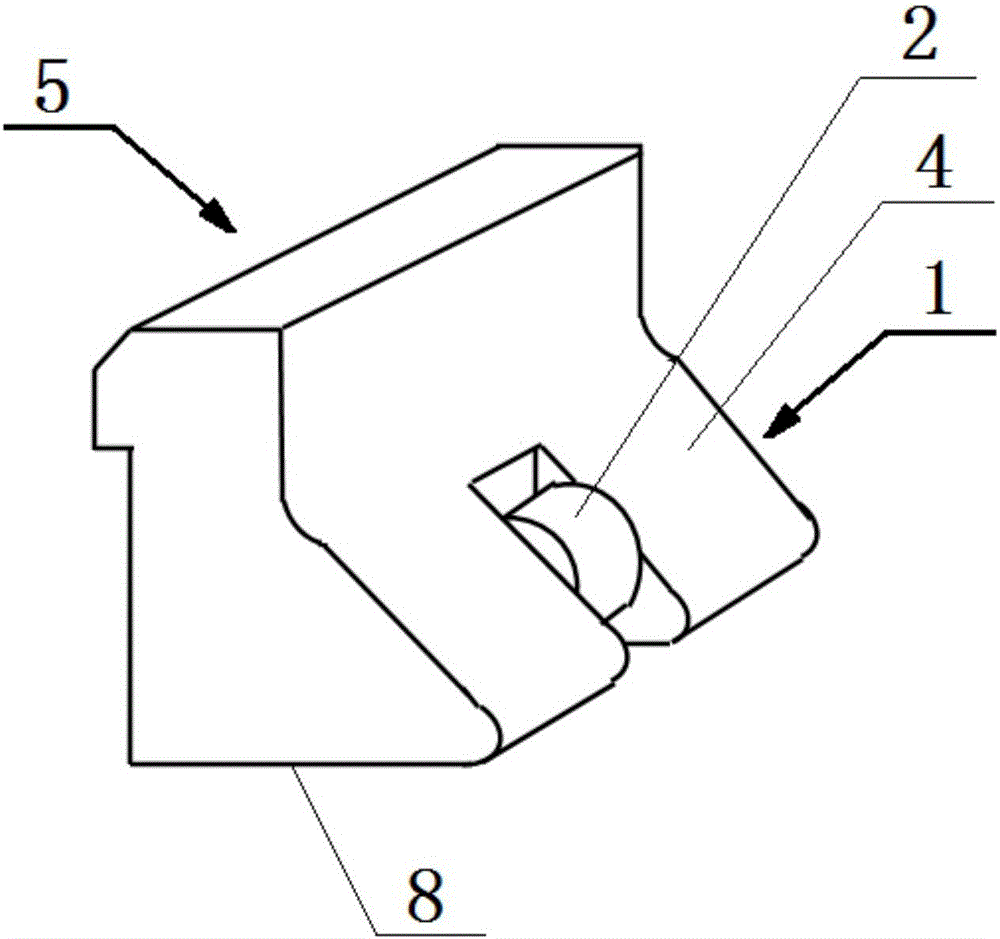 Flexible bending die with wheel preventing deformation