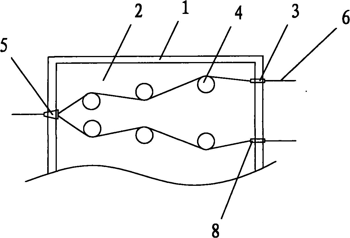 Device and method for production of long-fiber-reinforced thermoplastic resin