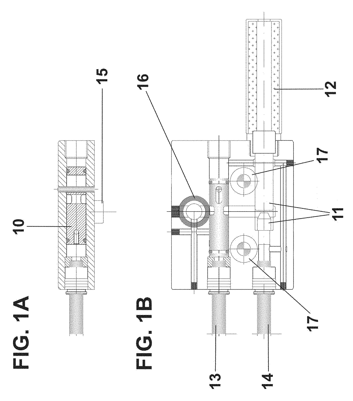 Device and method for the suction of air in injection molds and the subsequent expulsion of molded pieces