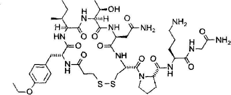 Method for synthesizing atosiban by solid phase