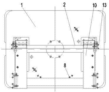 Multi-angle installation working device and operation method for electrical cabinet of wind turbine generator