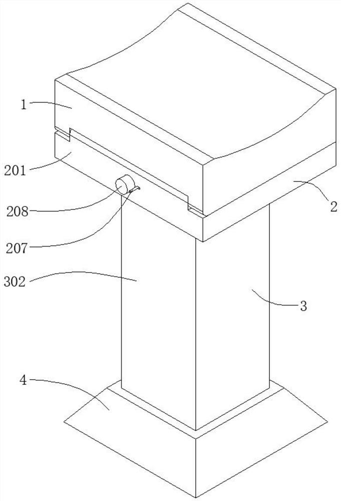 Neck limiting device capable of preventing approaching during writing