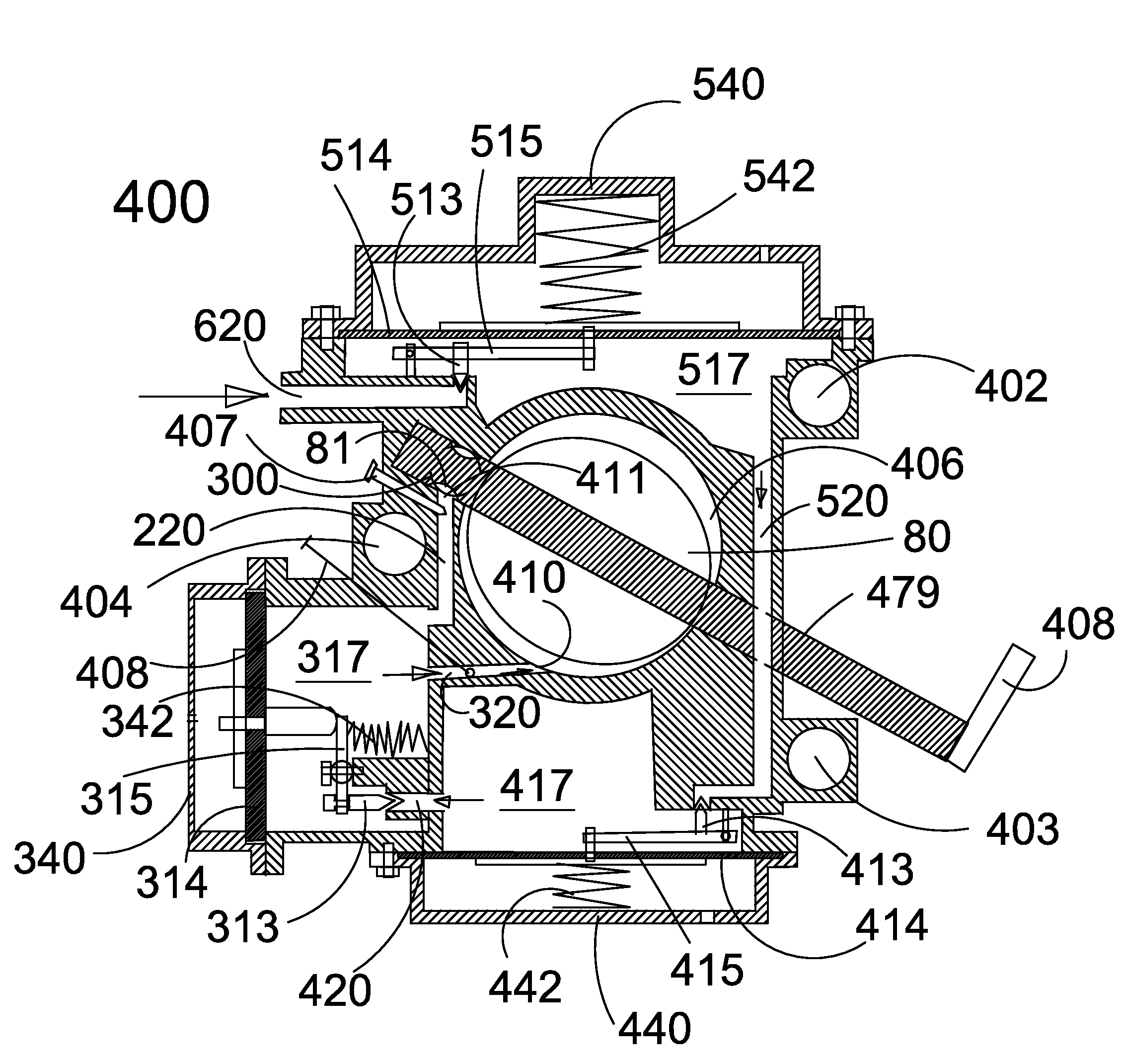 Stratified two-stroke engine and dual passage fuel system