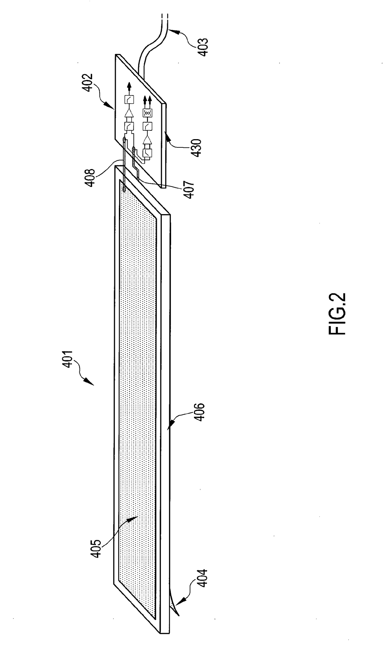 Partial discharge acquisition system comprising a capacitive coupling electric field sensor