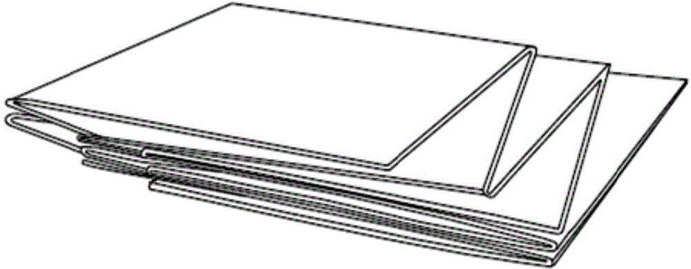 Panel capable of being rapidly folded and unfolded
