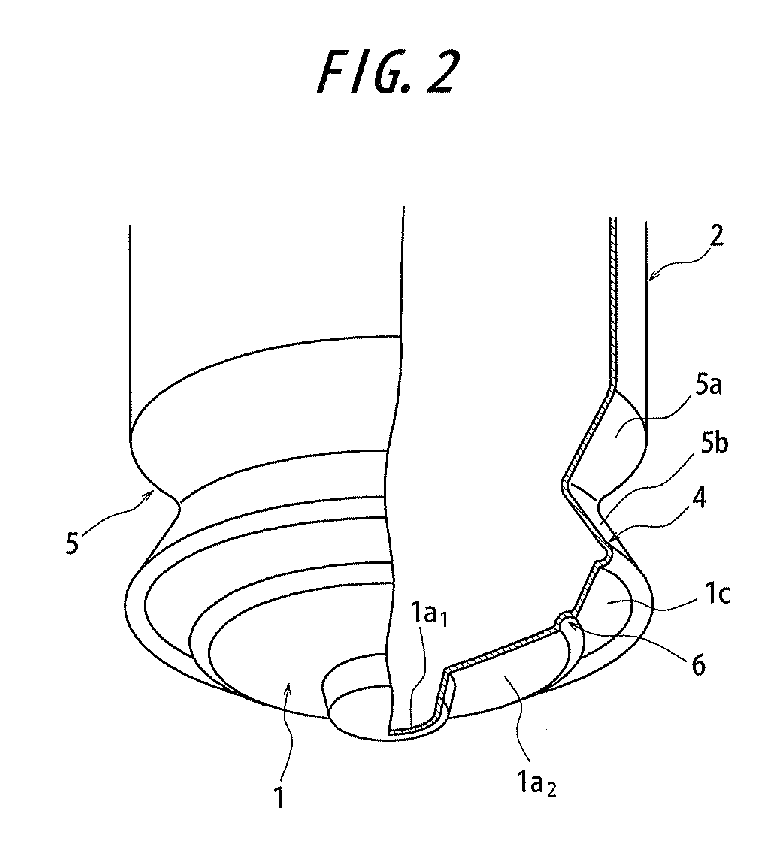 Synthetic resin container having inverted, folded back bottom wall