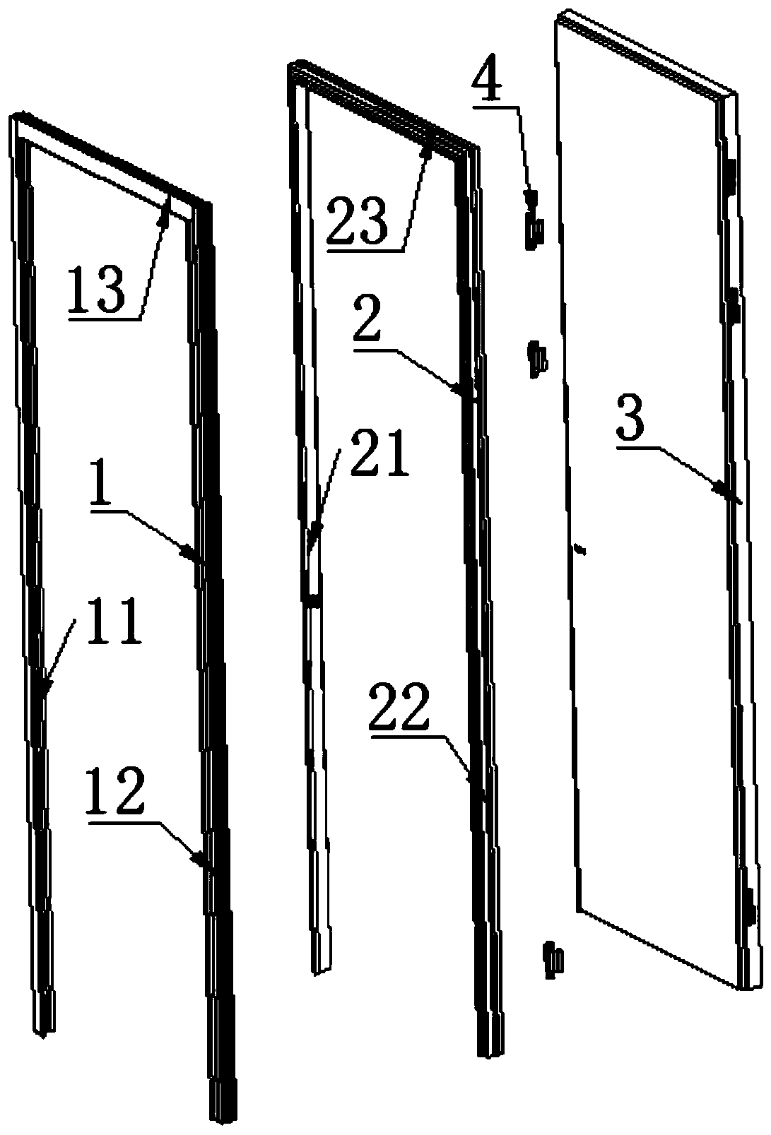 Invisible door cover, invisible door system and installation method of invisible door system