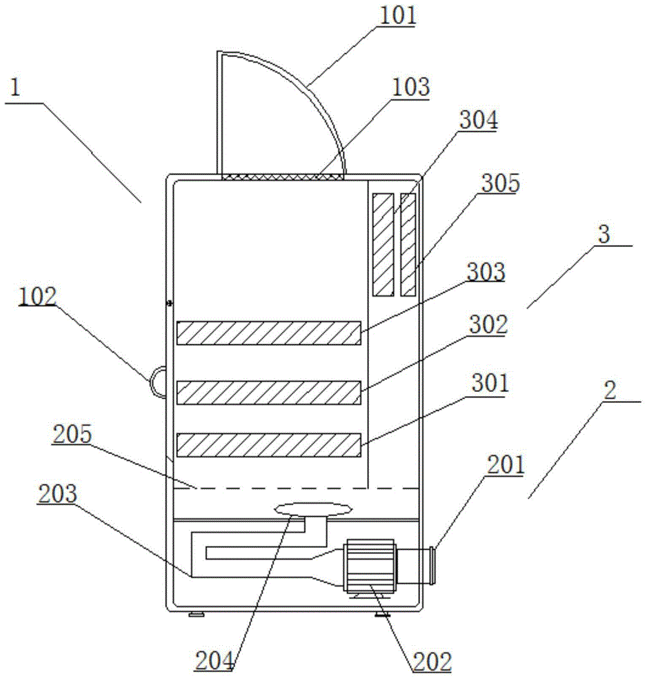 Air sterilizing and filtering device
