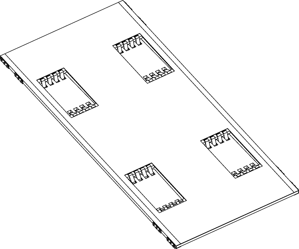 Car carrying board capable of limiting car left and right