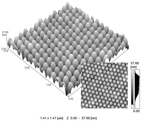 Gold nanocap array surface enhanced Raman active substrate and preparation method thereof