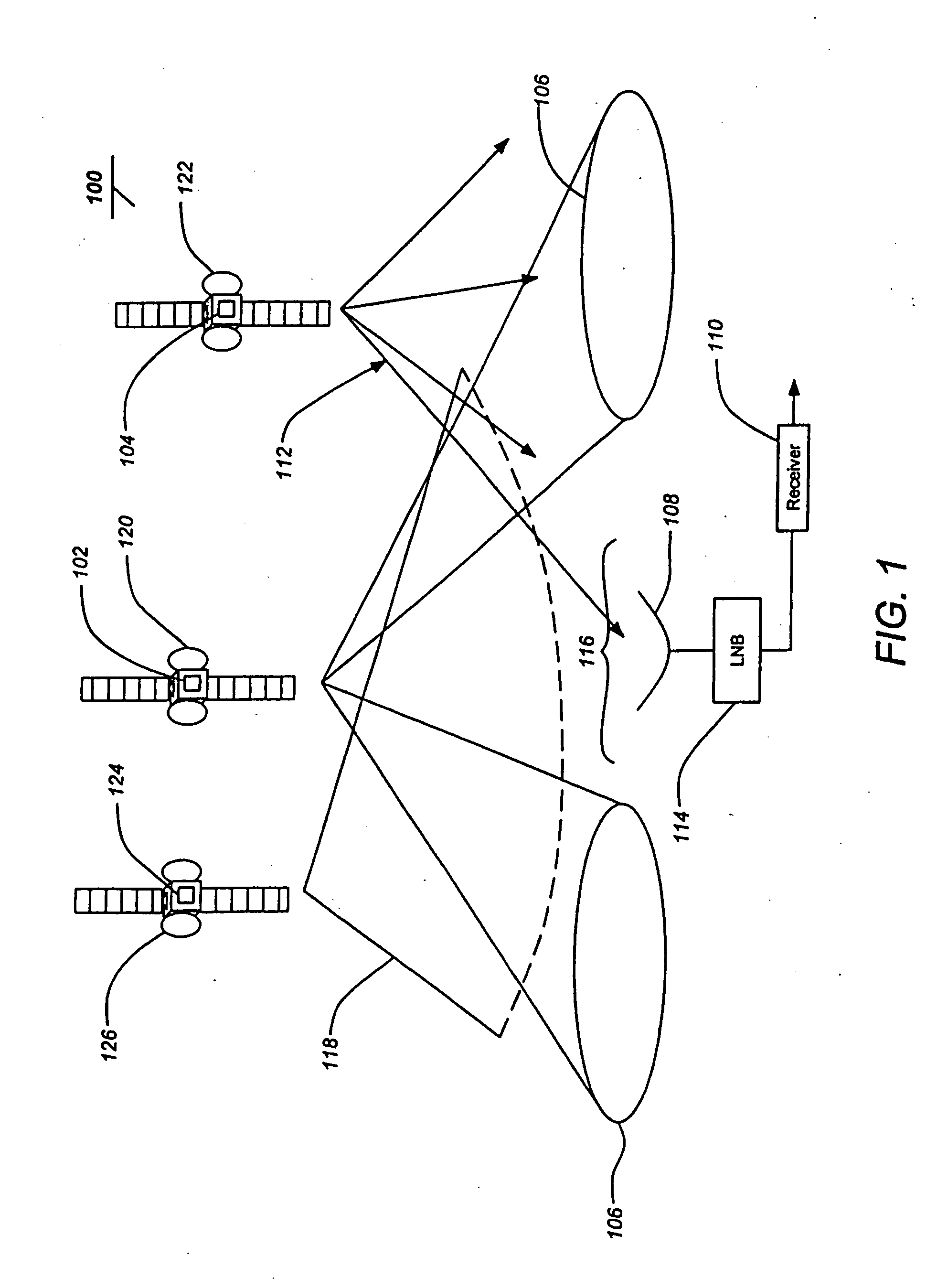 Device and method to locally fill gaps in spotbeam satellite systems with frequency re-use