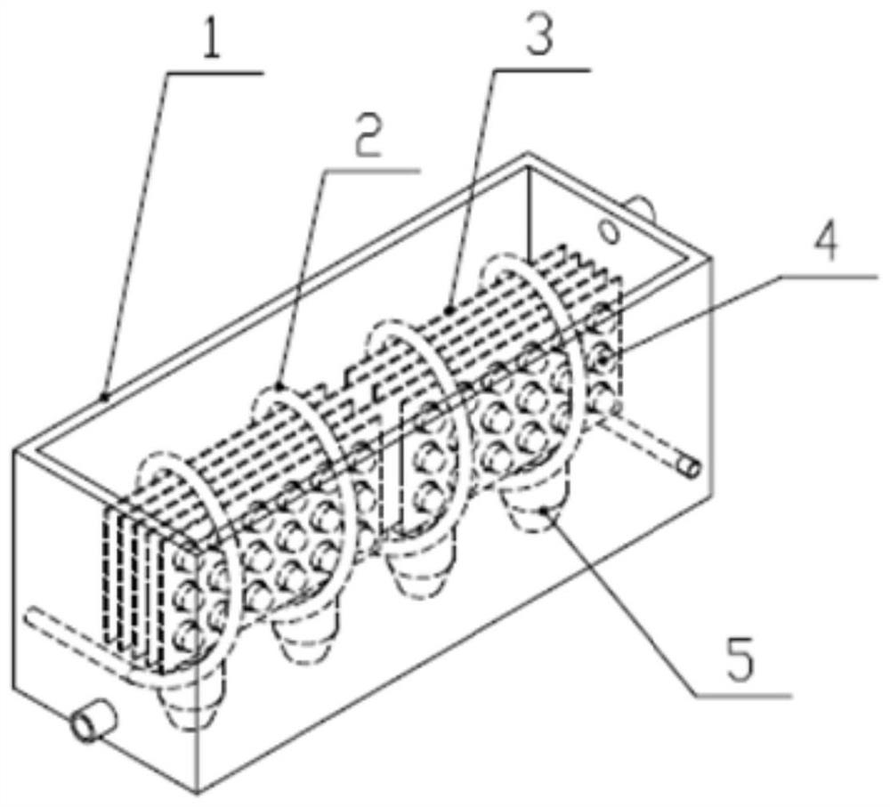 Method and device for multi-wavelength ultraviolet-electrochemical segmented treatment of wastewater