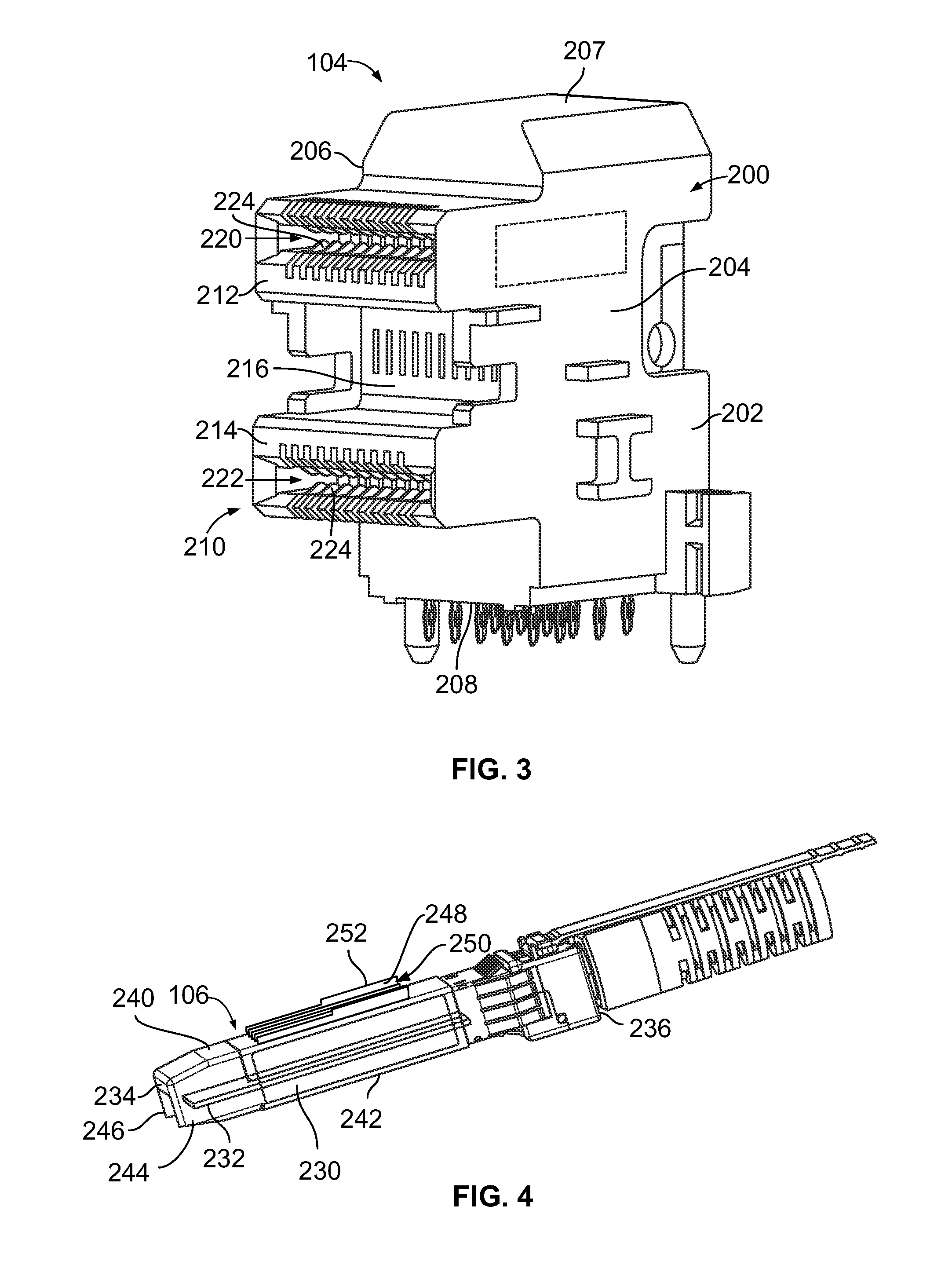 Electrical connector assembly having stepped surface