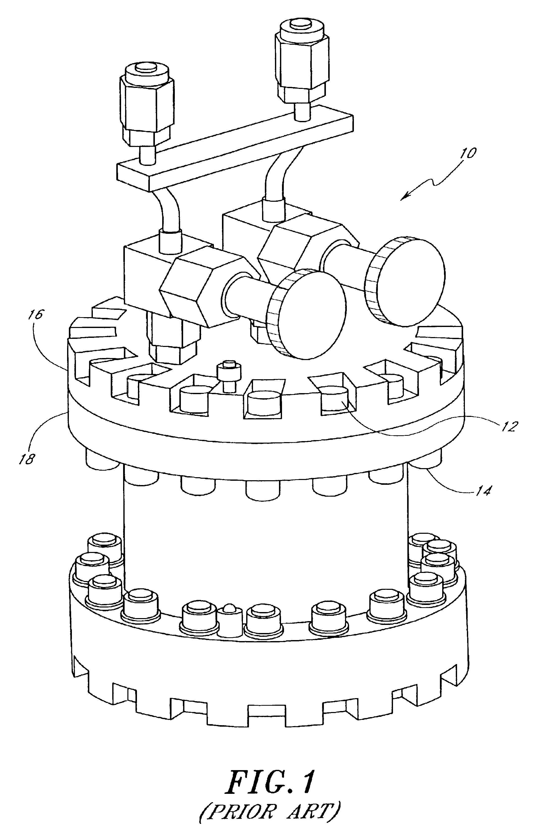Source chemical container assembly