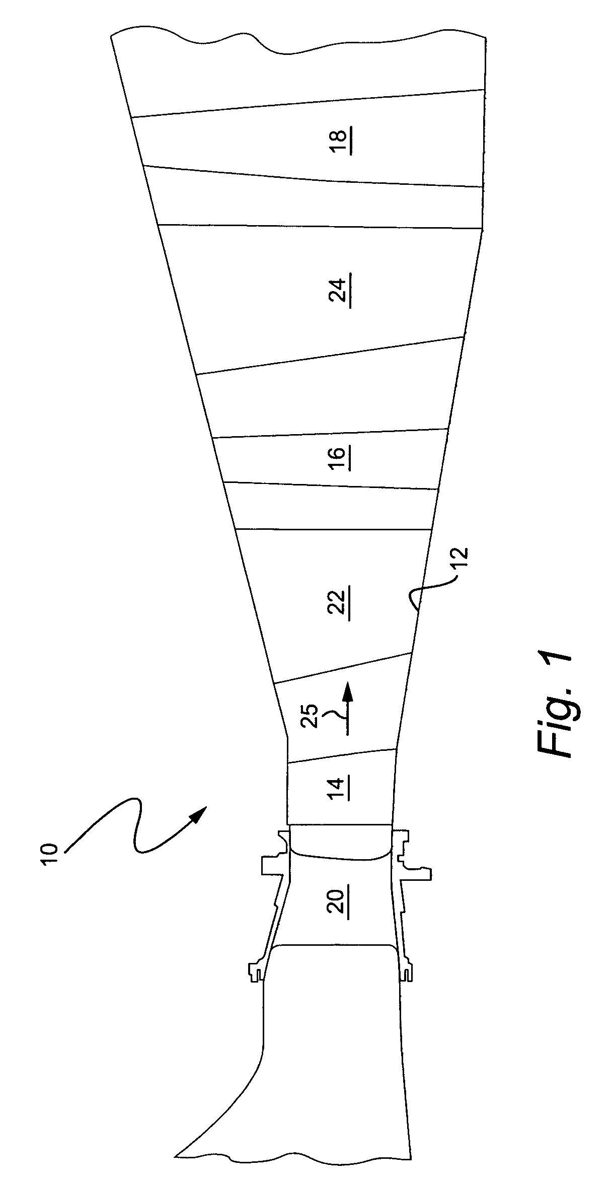 Airfoil shape and sidewall flowpath surfaces for a turbine nozzle