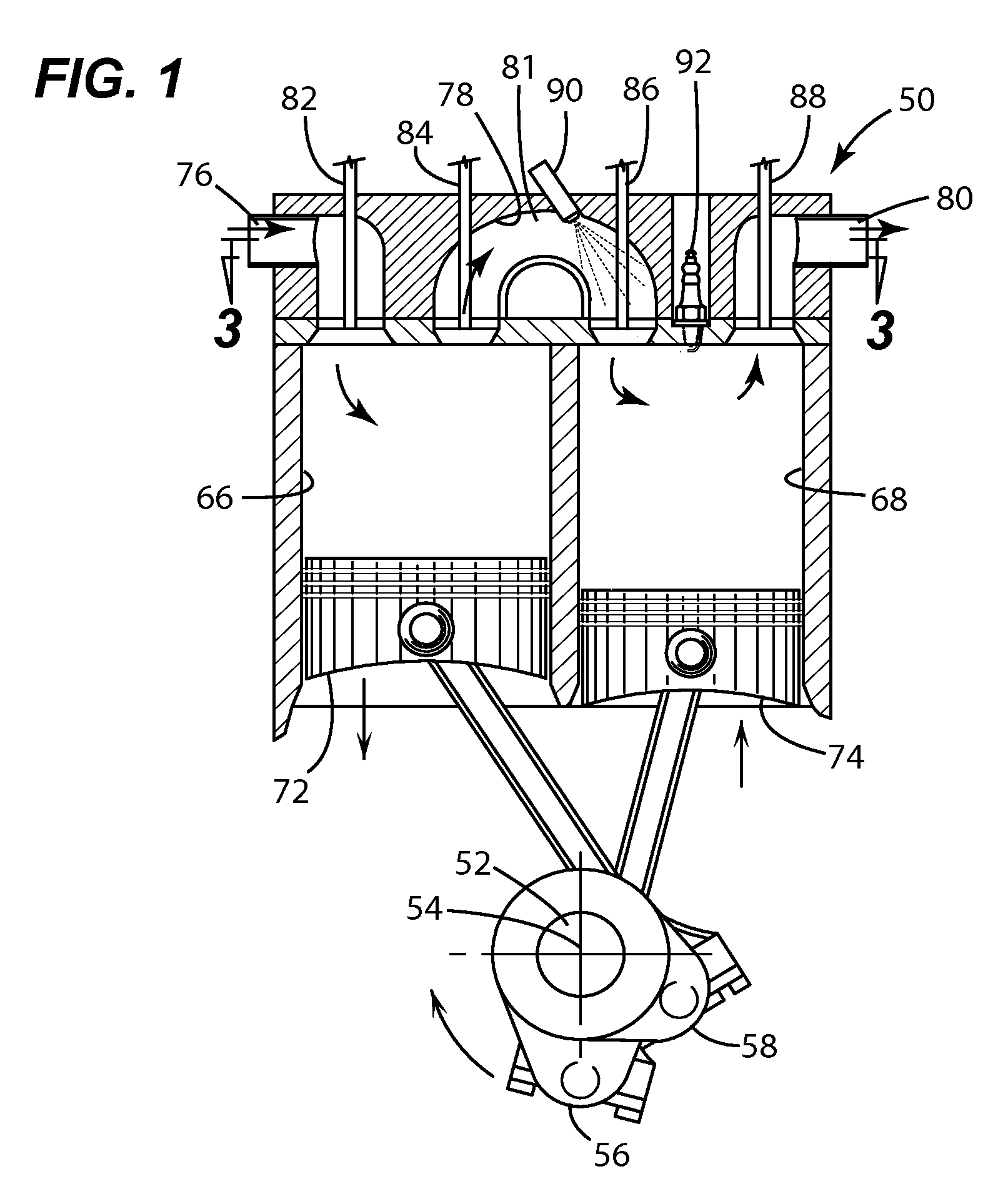 Part-load control in a split-cycle engine