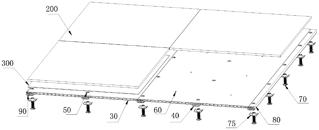 Installation method of leveling base plate assembly