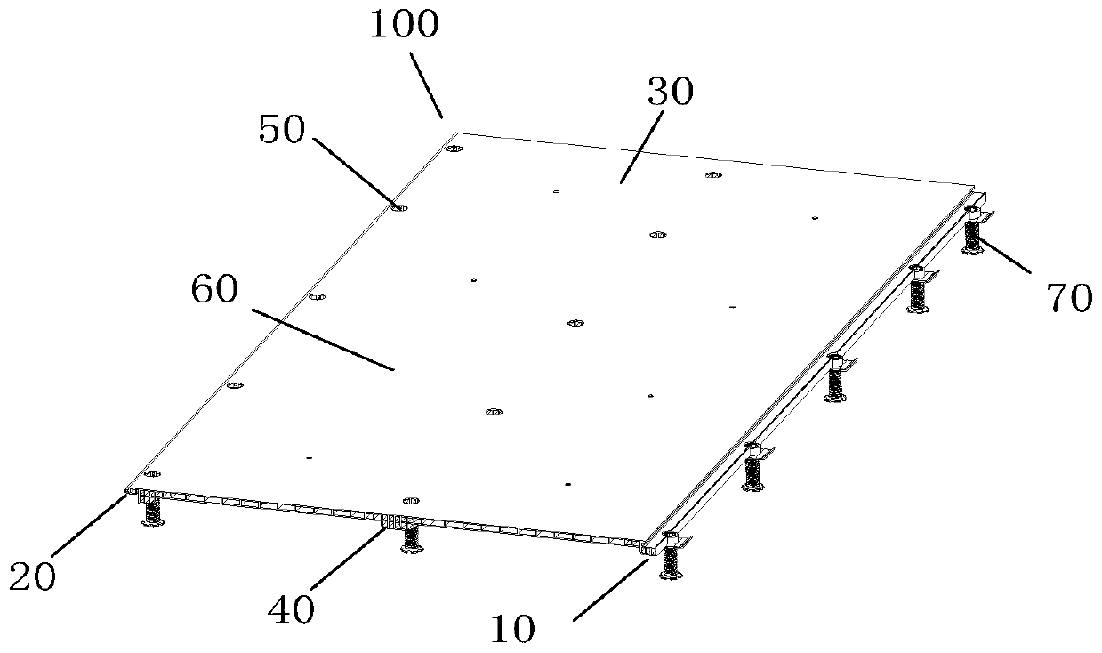 Installation method of leveling base plate assembly