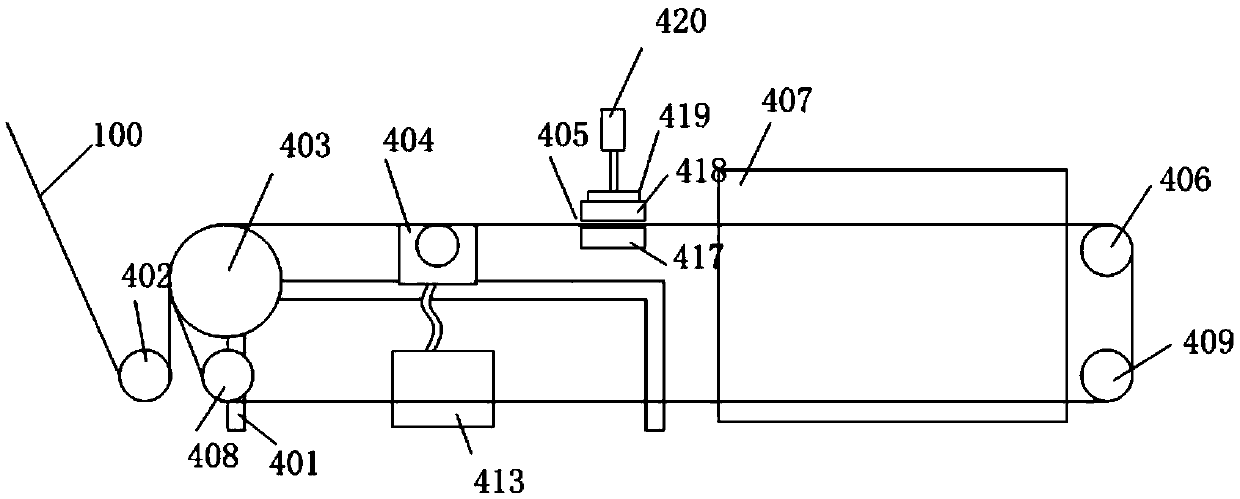 Paint method and device for enamelling machine