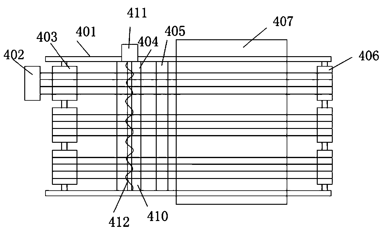 Paint method and device for enamelling machine