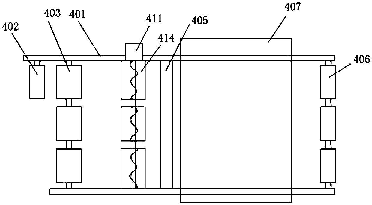 Paint method and device for enamelling machine