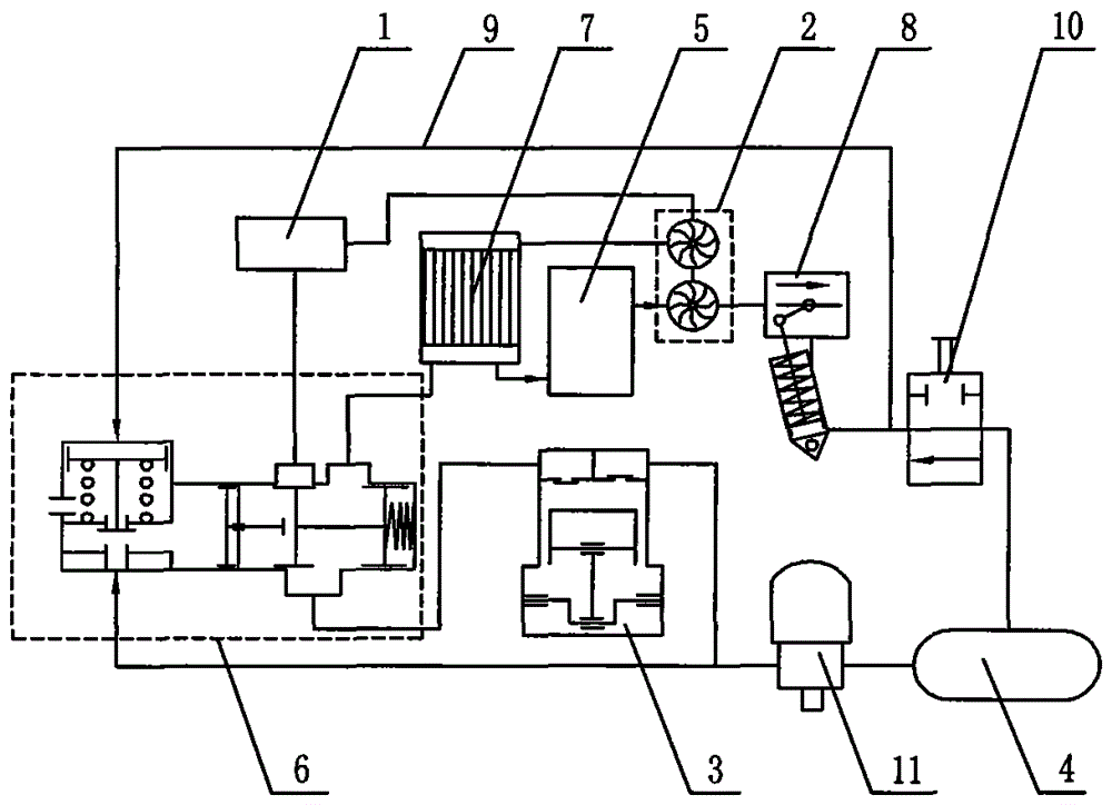 Auto Air Compressor Energy-Saving Booster Control System