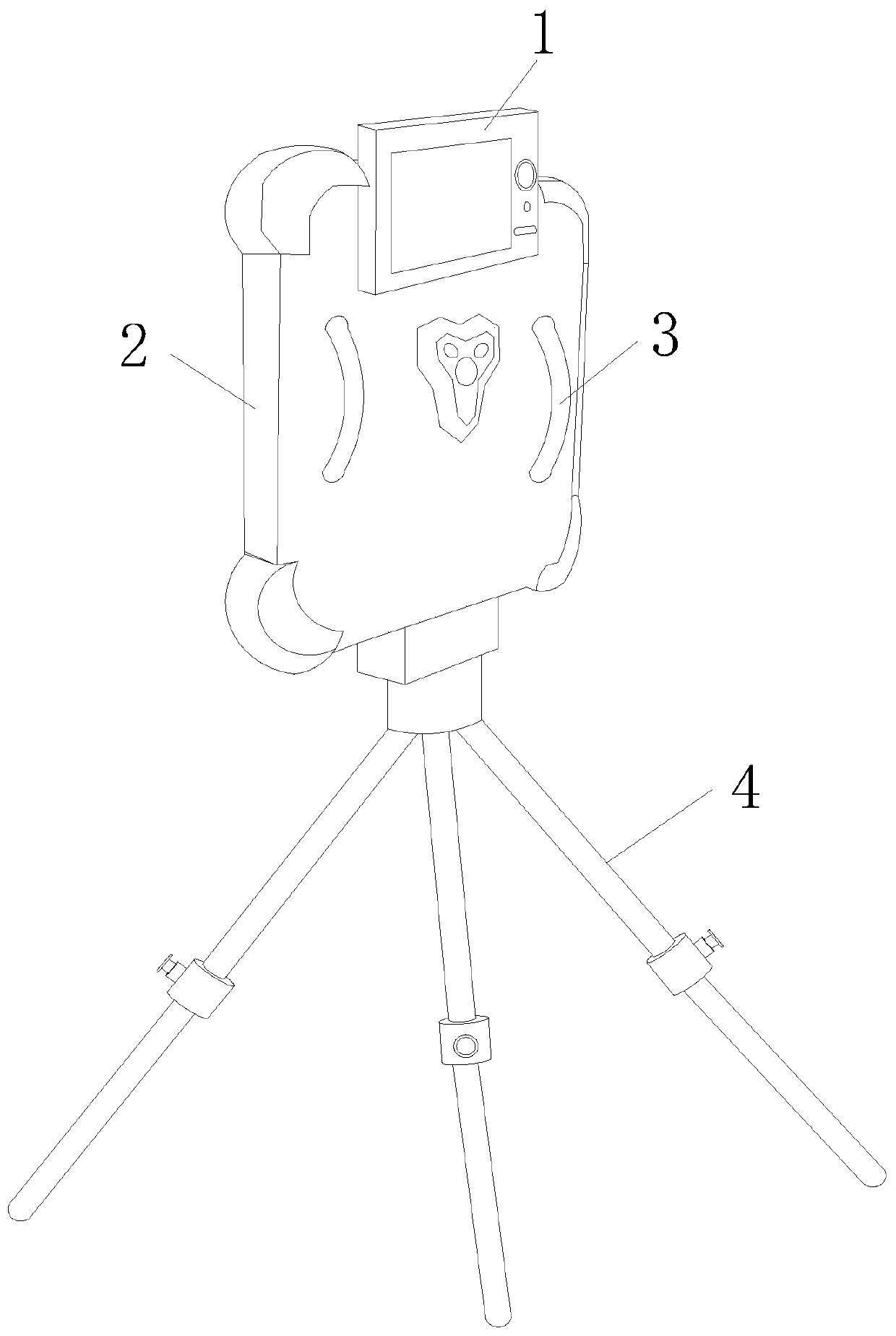 Active three-dimensional through-wall radar device