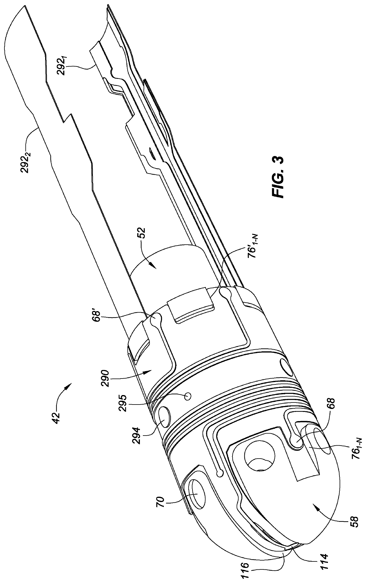 Ablation catheter tip with flexible electronic circuitry