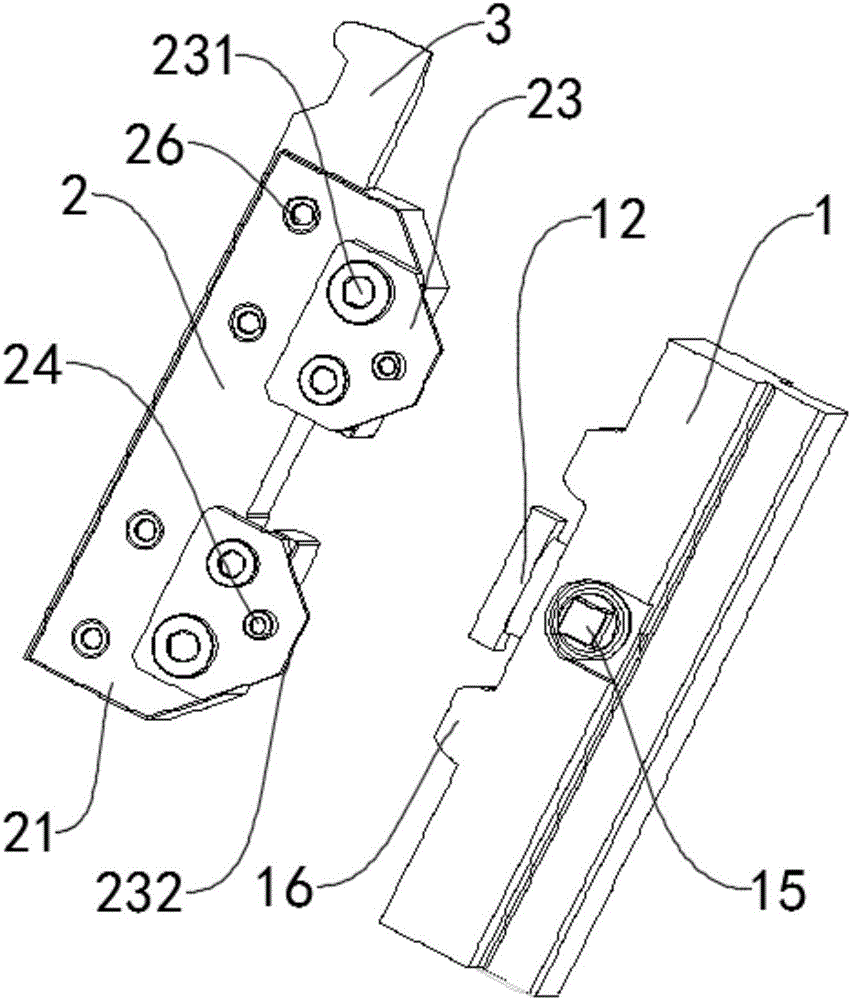 Rapid tool changing device