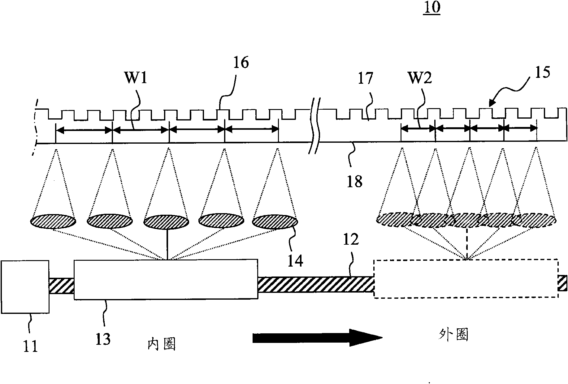 Method for compensating label surface of optical disk radially