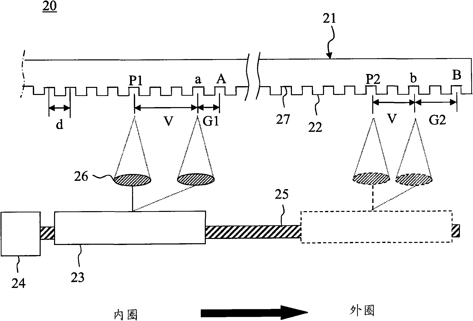 Method for compensating label surface of optical disk radially