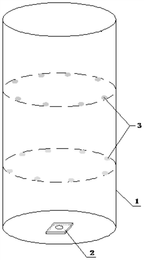 Tower load measuring method, device and system