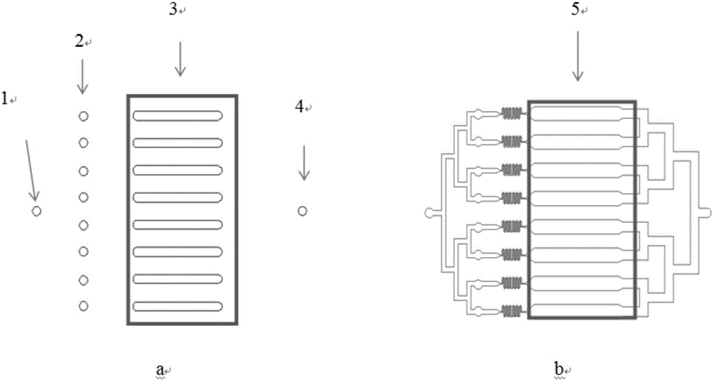 A multi-channel microfluidic-solid phase extraction-mass spectrometry device and its preparation method