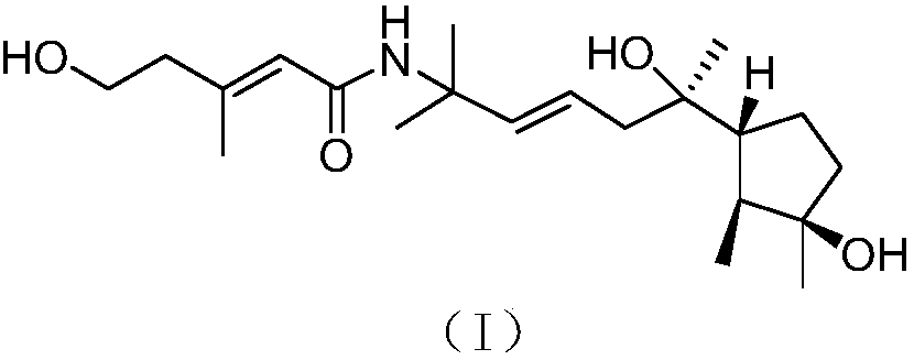 Nitrogen-containing cyclic flores aurantii labdane sesquiterpene derivative as well as preparation and application thereof