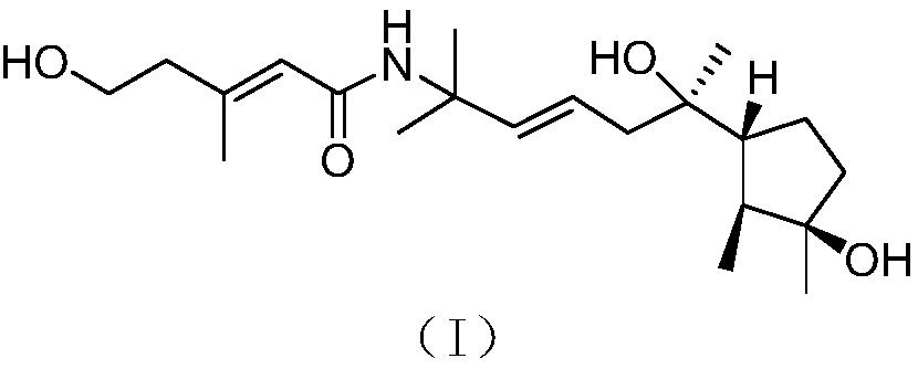 Nitrogen-containing cyclic flores aurantii labdane sesquiterpene derivative as well as preparation and application thereof