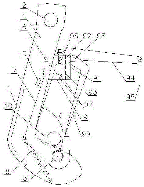 An automatic decoupling sling