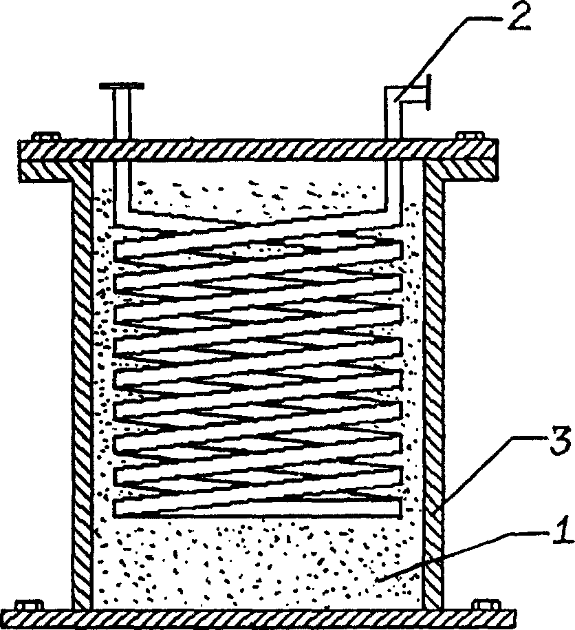 Heat reservoir of heat storage type heat pump air conditioning unit and preparation method for heat storage material thereof