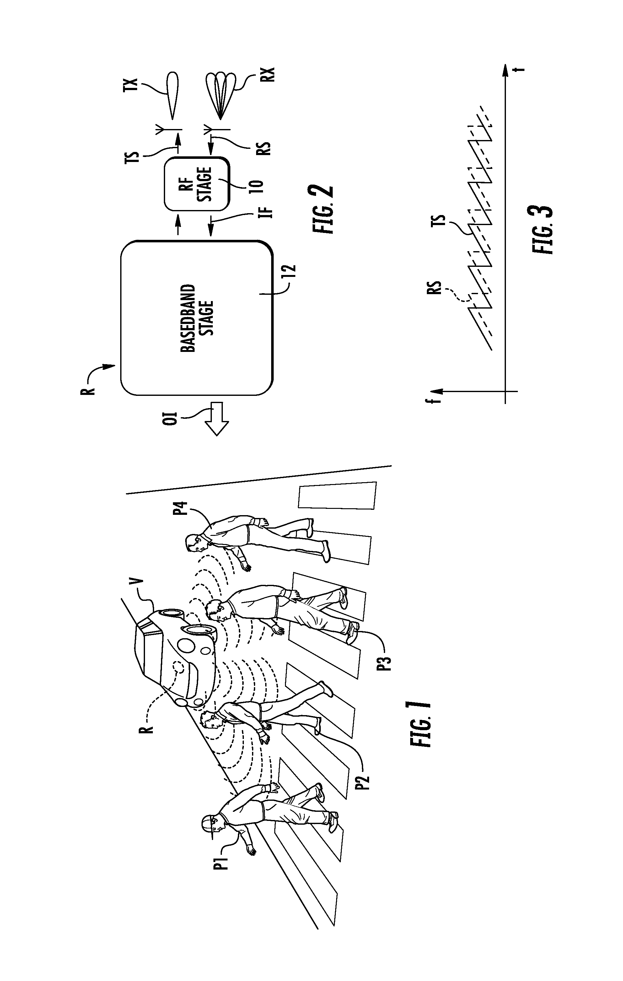 Method and devices for processing radar signals