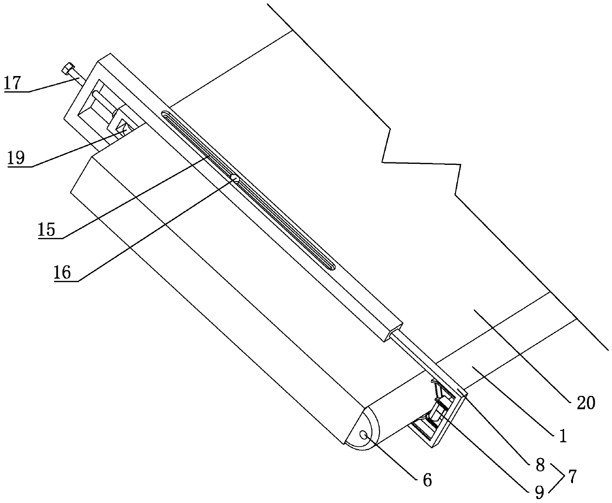 A kind of edge finishing process for cabinet body