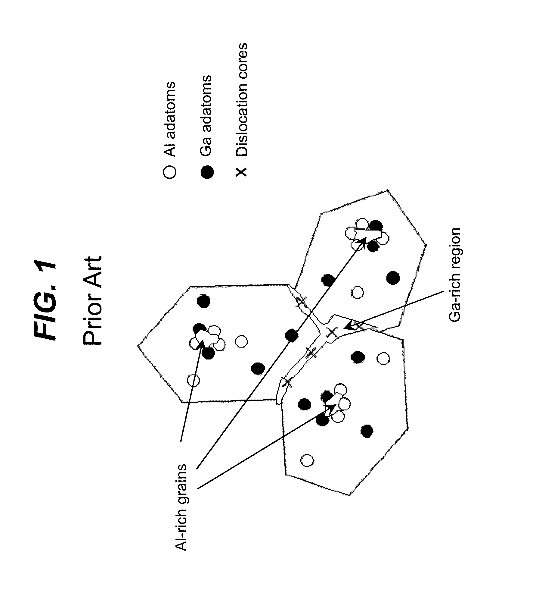 Device with Transparent and Higher Conductive Regions in Lateral Cross Section of Semiconductor Layer